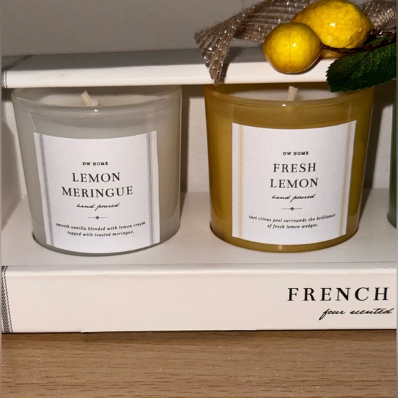 DW HOME French Kitchen Lemon Votive Candle Set. - Picture 2 of 10